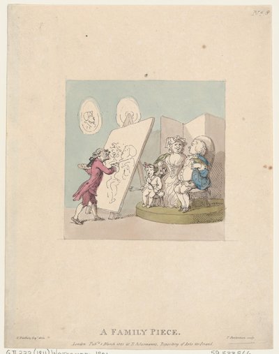 Una pieza familiar, 1 de marzo de 1803 de Thomas Rowlandson