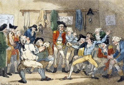 Un Combate de Esgrima de Thomas Rowlandson