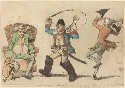Un francés en noviembre de Thomas Rowlandson
