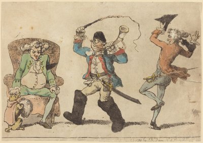 Un francés en noviembre de Thomas Rowlandson