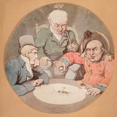 Un juego de dados de Thomas Rowlandson