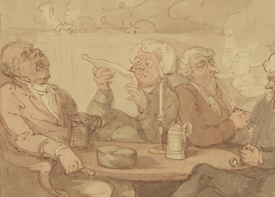 Un club de caballeros de Thomas Rowlandson