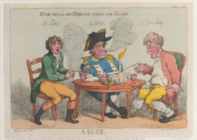 Una alegría, 1 de marzo de 1808 de Thomas Rowlandson