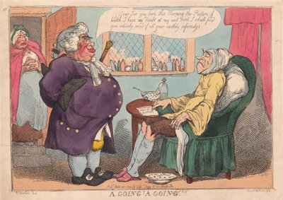 ¡Se Va, Se Va! de Thomas Rowlandson