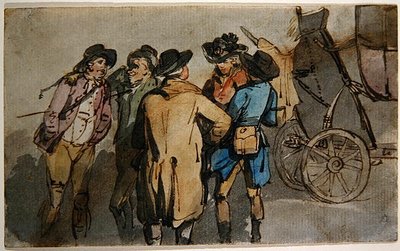 Un grupo de figuras de Thomas Rowlandson