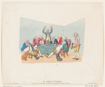Una Historia Larga, 1803 reeditado después de 1821. de Thomas Rowlandson