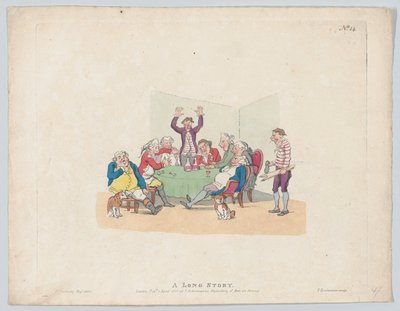 Una Historia Larga, 1 de abril de 1803 de Thomas Rowlandson