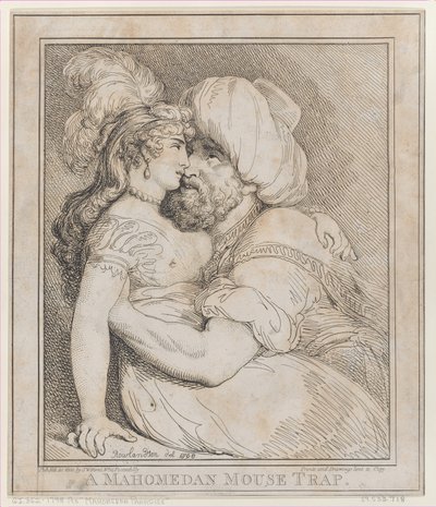 Una trampa para ratones mahometana, 20 de febrero de 1800 de Thomas Rowlandson