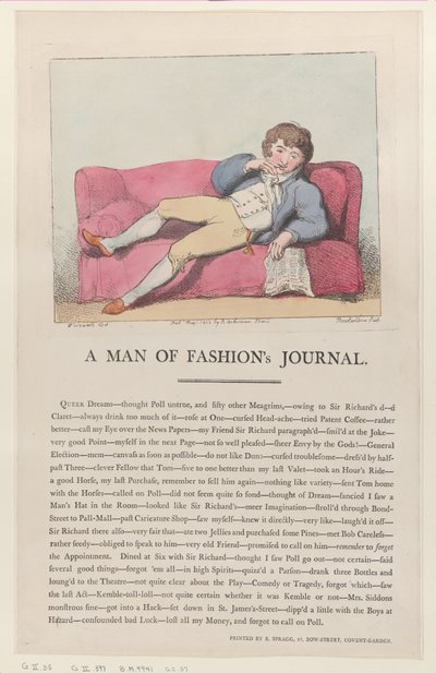 Diario de un hombre de moda, 1 de mayo de 1802 de Thomas Rowlandson