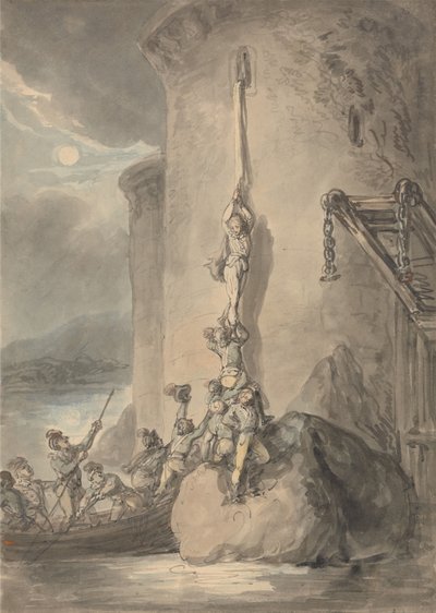 Una aventura militar de Thomas Rowlandson