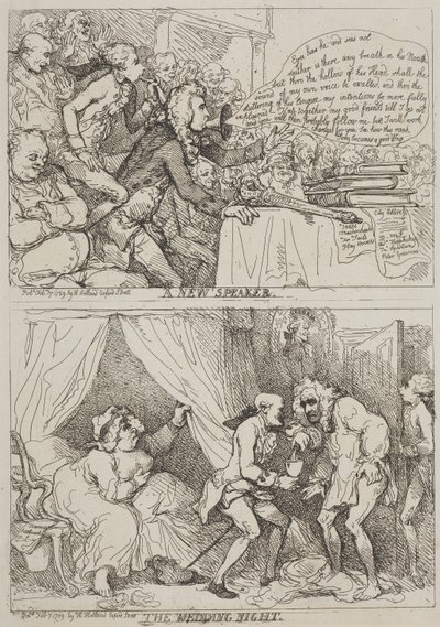 Un nuevo ponente: «La noche de bodas» de Thomas Rowlandson