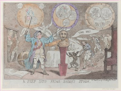 Una mirada al estudio de Friar Bacon, 3 de marzo de 1784 de Thomas Rowlandson