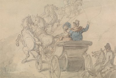 Un Phaeton y seis de Thomas Rowlandson