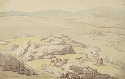 Un picnic en Dartmoor de Thomas Rowlandson