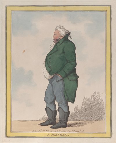 Retrato de George, 3er Conde de Pomfret de Thomas Rowlandson