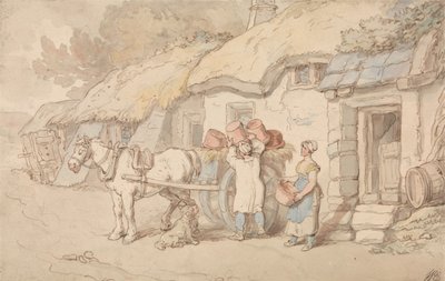 Un alfarero que sale de Thomas Rowlandson