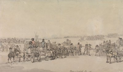 Una reseña sobre Blackheath, mayo de 1785 de Thomas Rowlandson