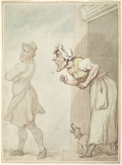 Una chimenea humeante y una esposa que regaña: las plagas del hombre de Thomas Rowlandson