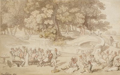 Un día social, 1820 de Thomas Rowlandson