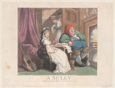 Un carruaje, 26 de junio de 1800 de Thomas Rowlandson