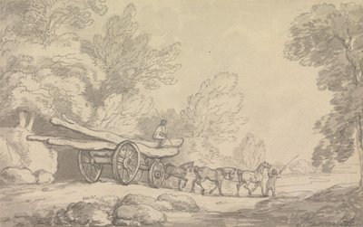 Un carro de madera de Thomas Rowlandson