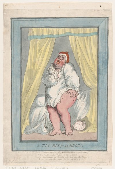 Un bocado para los bichos, 25 de mayo de 1793 de Thomas Rowlandson