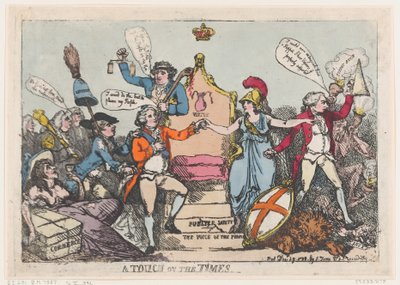 Un toque en los tiempos, diciembre 29, 1788 de Thomas Rowlandson