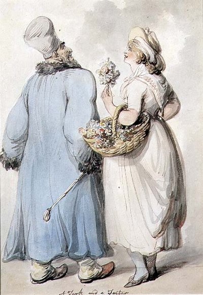 Un turco y un tártaro de Thomas Rowlandson