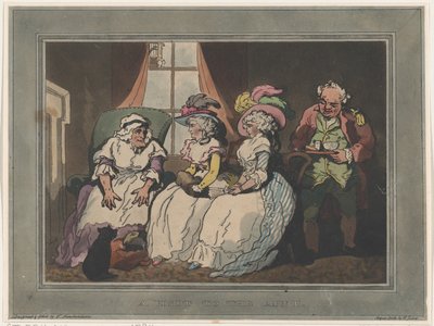 Una Visita a la Tía de Thomas Rowlandson