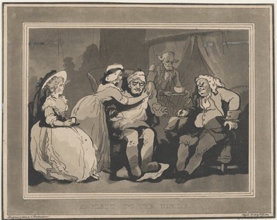 Una visita al tío, 20 de diciembre de 1794 de Thomas Rowlandson