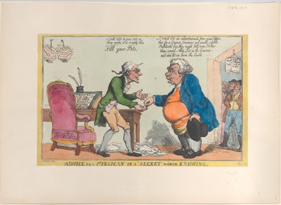 Consejo a un tabernero, o un secreto que vale la pena conocer de Thomas Rowlandson