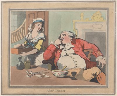 Después de la cena, 22 de octubre de 1789 de Thomas Rowlandson