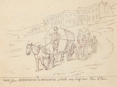 Dibujo del álbum de Thomas Rowlandson
