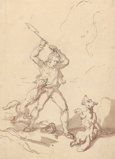 Dibujo del álbum de Thomas Rowlandson
