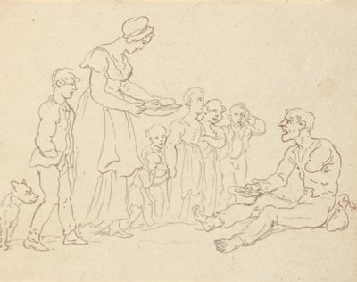 Dibujo del álbum de Thomas Rowlandson