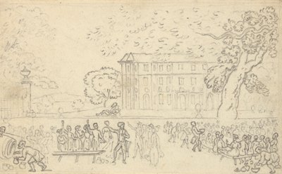 Dibujo del álbum de Thomas Rowlandson
