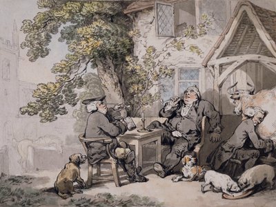 Políticos de taberna, c.1785-90 de Thomas Rowlandson