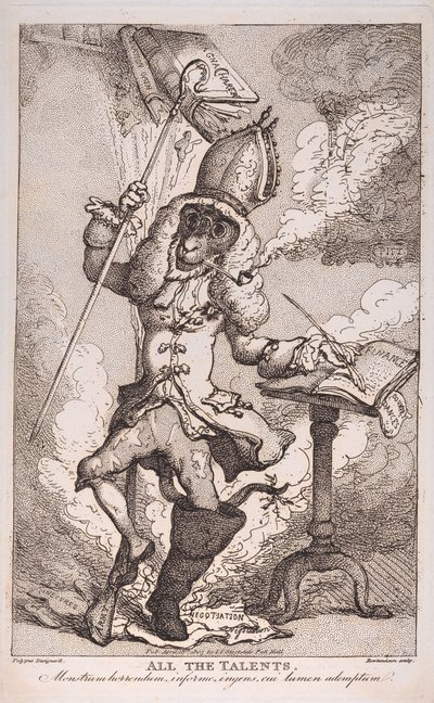 Todos los talentos, 18 de abril de 1807 de Thomas Rowlandson
