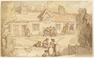 Casa de Beneficencia de Tottenham de Thomas Rowlandson