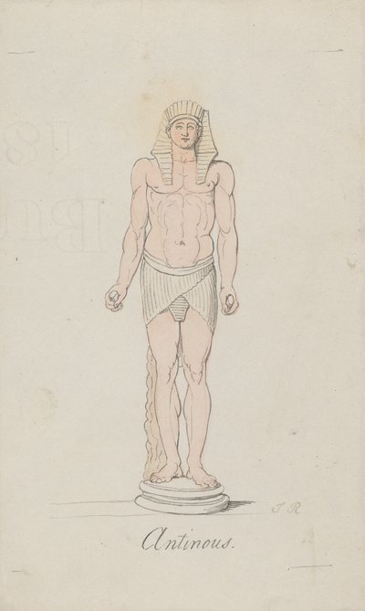 Antinoo como Osiris de Thomas Rowlandson