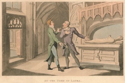En la tumba de Laura de Thomas Rowlandson