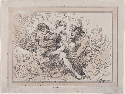 Bacantes, 1786 de Thomas Rowlandson