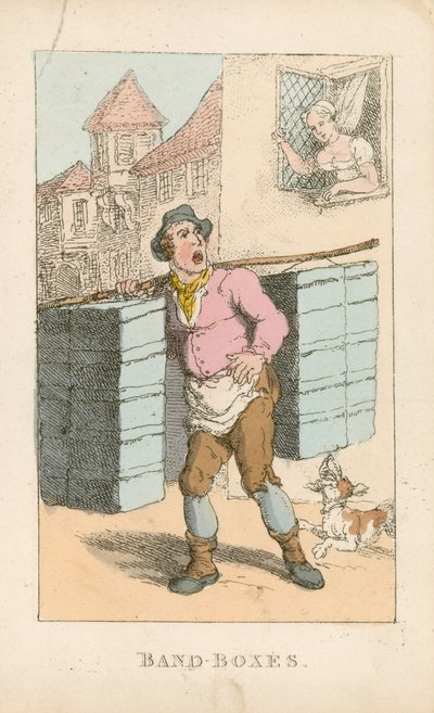 Cajas de sombreros de Thomas Rowlandson