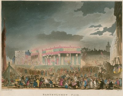 Feria de San Bartolomé de Thomas Rowlandson