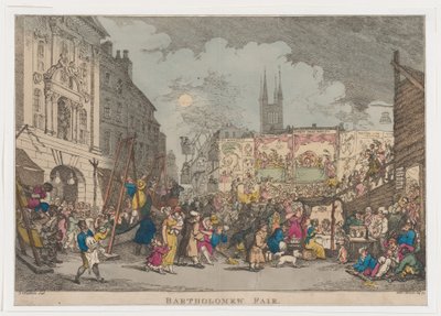 Feria de San Bartolomé, 1807 de Thomas Rowlandson