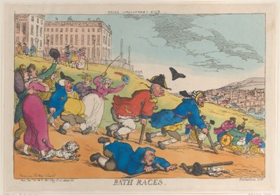 Carreras de Bath, 20 de noviembre de 1810 de Thomas Rowlandson