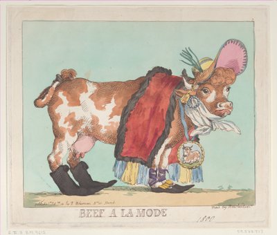 Beef à la Mode de Thomas Rowlandson