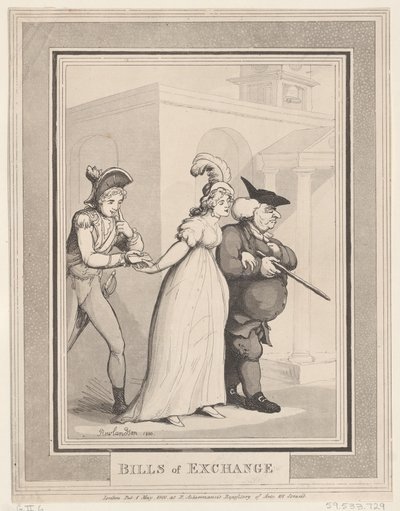 Letras de cambio, 1 de mayo de 1800 de Thomas Rowlandson