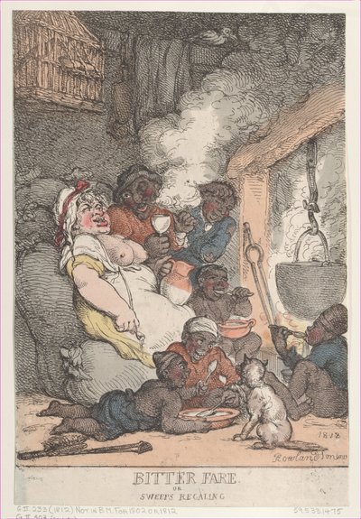 Bitter Fare o Sweeps Regaling de Thomas Rowlandson