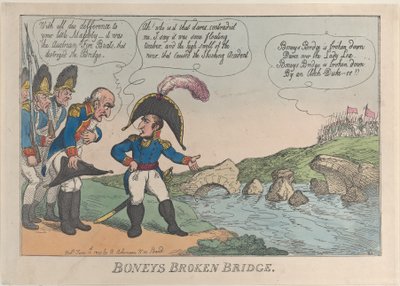 El Puente Roto de Boney, 12 de junio de 1809 de Thomas Rowlandson
